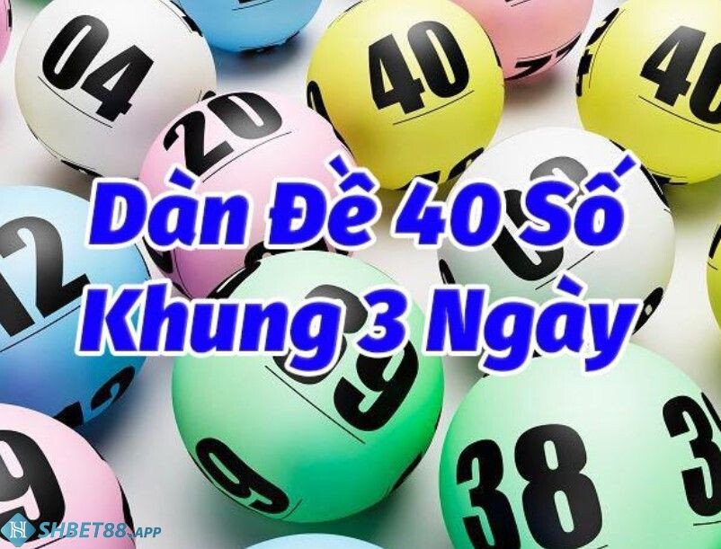 Dàn đề 40 con nuôi khung 3 ngày